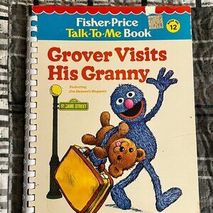 FISHER PRICE Talk To Me Book Grover Visits His Granny Sesame Street Interactive